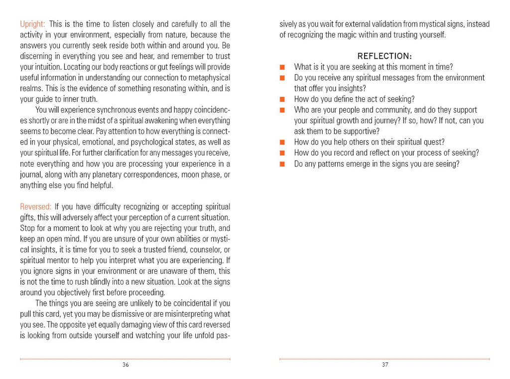 Text page from a book or manual with reflective questions on a white background