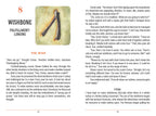 Page from a book with an illustration of a bone and text about 'Wishbone'.