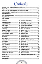 Table of contents for an Oracle card set titled 'Angels of Healing and Hope'.