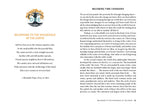 Text page with a tree logo and philosophical text on a white background