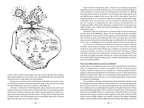 Page from a book with a diagram of soil composition and text on polycultures and ecological diversity.