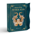 A 3D mockup of a book titled 'Oracle of the Mythical Ocean' by Minimaki, featuring a dark teal cover with gold decorative borders and an illustration of a golden octopus.