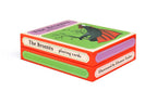 Playing card set with 'The Brontés' branding on a white background