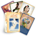 Set of oracle cards with 'The Spirit Messages' book by John Holland on a white background