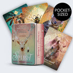 Collection of Spirit Animal Pocket Oracle cards with a visible brand logo.