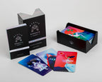 Mystic Mondays Tarot cards with packaging on a light gray background