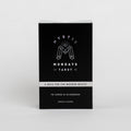 Black box with 'Mystic Mondays Tarot' branding on a white background