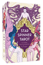 Star Spinner Tarot box with artistic design of women and abstract patterns