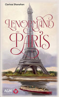 Book cover of 'Lenormand de Paris' with Eiffel Tower illustration and AGM Urania logo.
