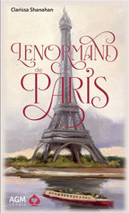 Book cover of 'Lenormand de Paris' with Eiffel Tower illustration and AGM Urania logo.