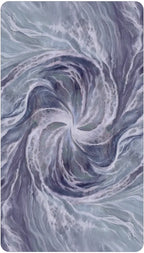 Abstract swirling pattern in blue and gray tones