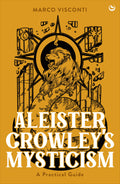 Book cover of 'Aleister Crowley's Mysticism' with a lion illustration on a yellow background