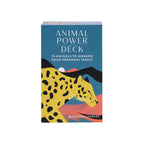 Box of 'Animal Power Deck' with a leopard illustration on a white background