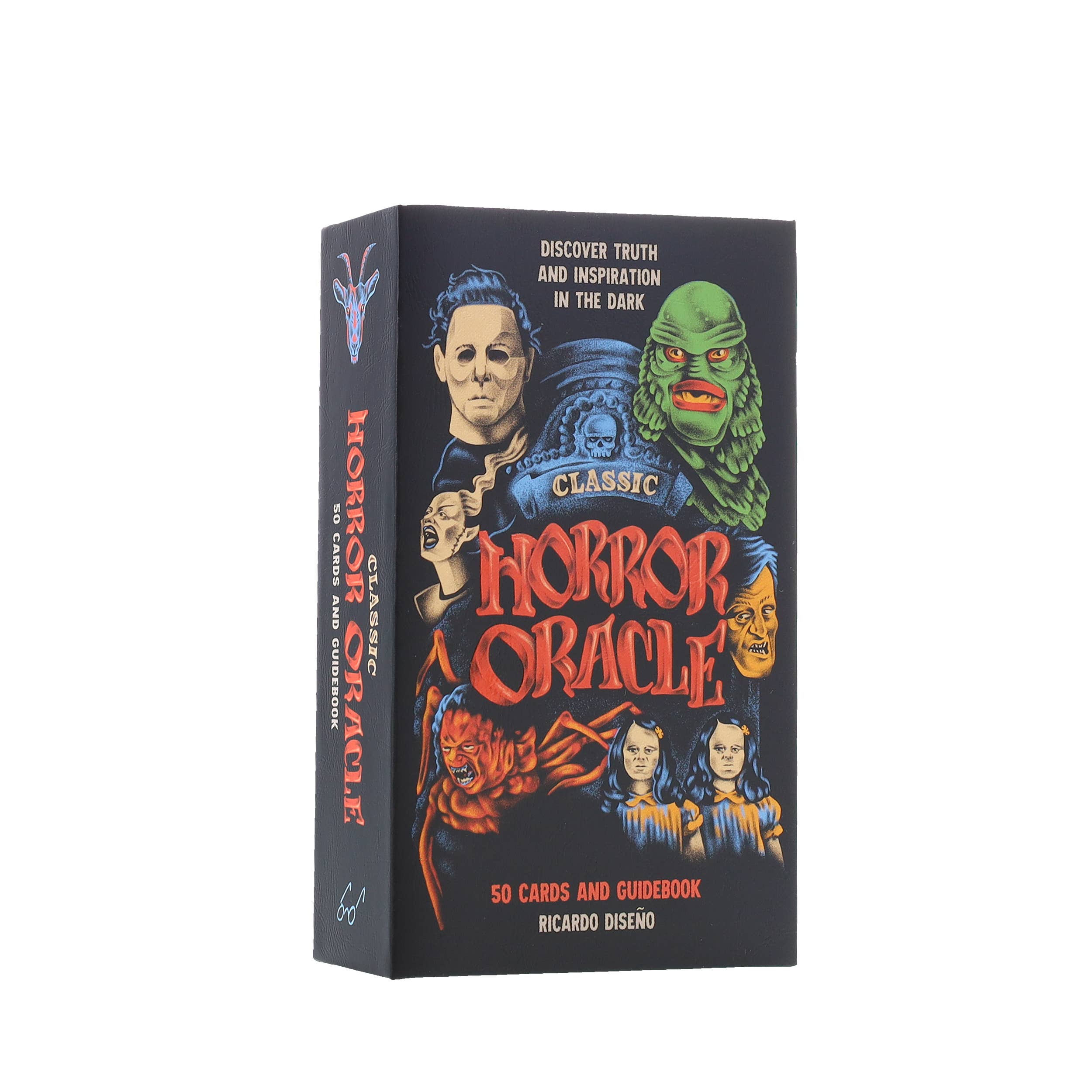 Box for 'Classic Horror Oracle' with horror-themed illustrations on a white background