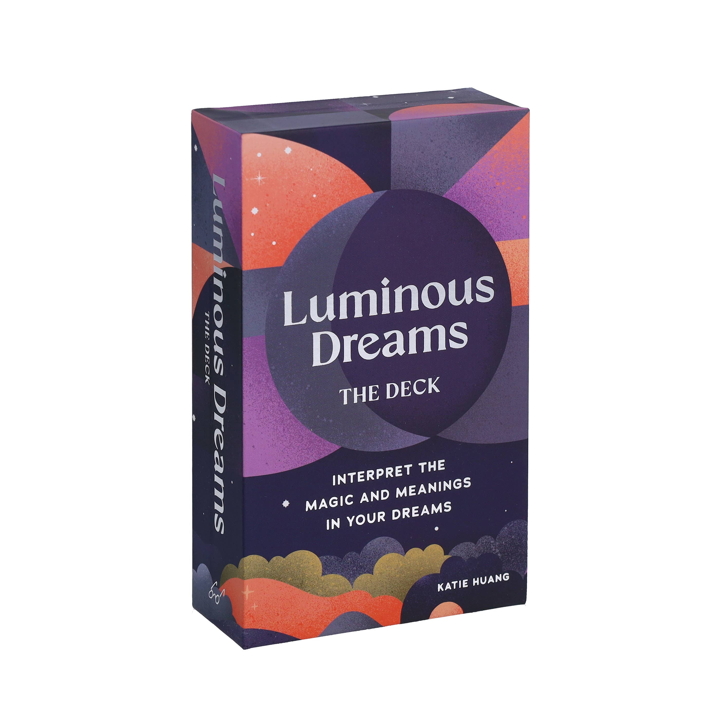 Box of 'Luminous Dreams' with colorful design on a white background