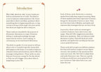 Introduction page of a card deck guide with text on symbols and divination.