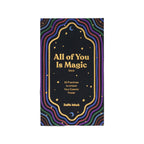 Card deck packaging with colorful border and text on a white background