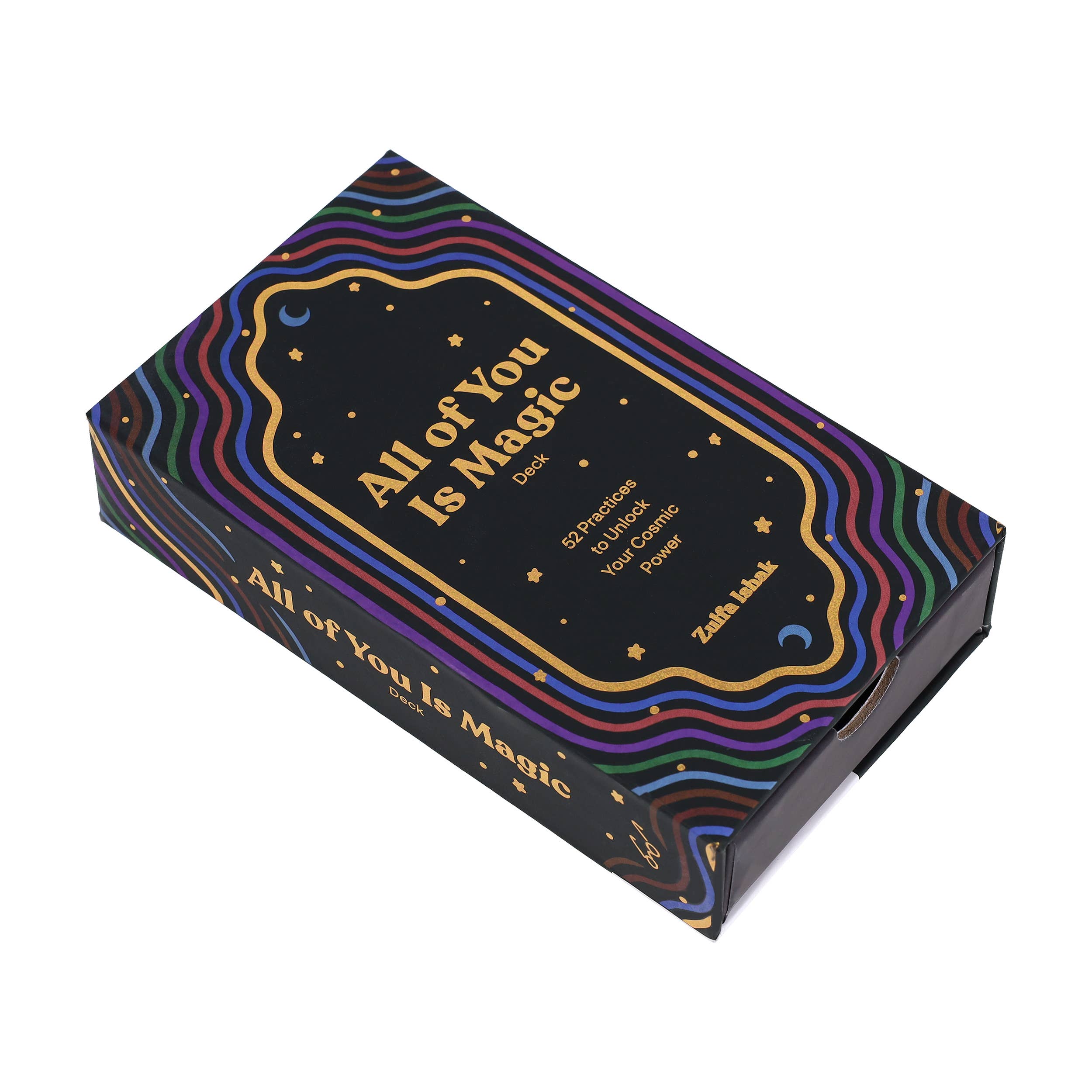 Box with 'All of You is Magic' text and colorful design on a white background