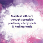 Text on a colorful abstract background with a focus on self-care practices.