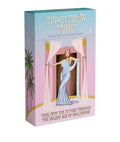 Tinseltown Tarot card deck packaging with a vintage-style design.