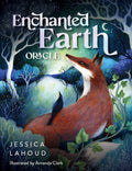 Cover of 'Enchanted Earth Oracle' with a fox and bird in a forest setting