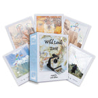 Wild Lands Tarot cards with a box on a white background