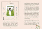 Page from a book or magazine featuring an illustration of a mirror with text about its symbolism.