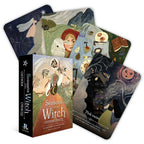 Set of 'Seasons of the Witch' oracle cards with a box on a white background