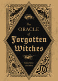 Book cover of 'The Oracle of Forgotten Witches' with decorative border and text.
