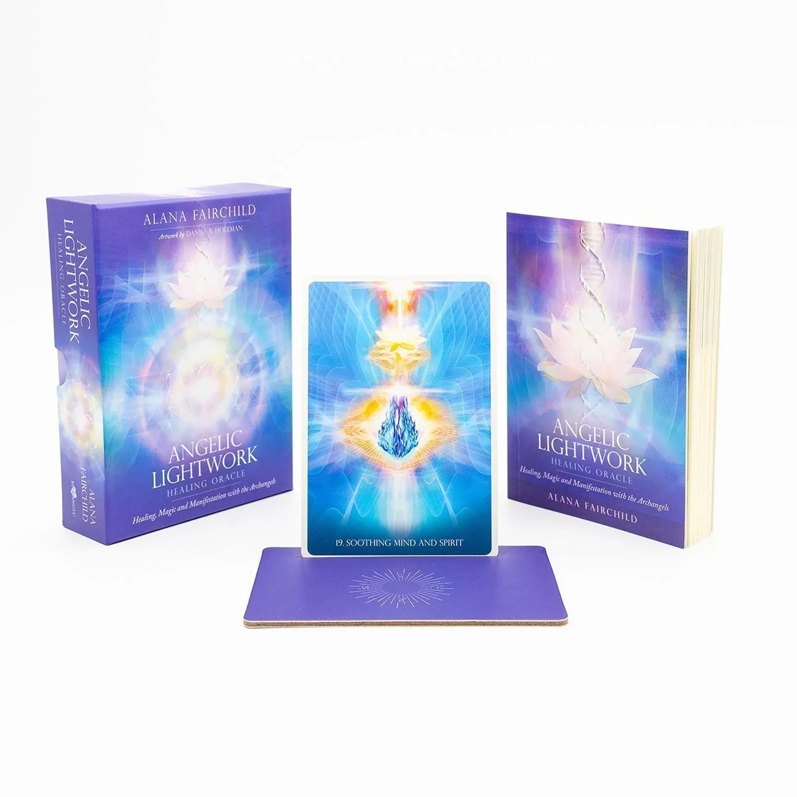 Two books titled 'Angelic Lightwork' by Alana Fairchild on a white background