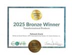 Certificate for 2025 Bronze Winner in Transformational Products with COVR logo