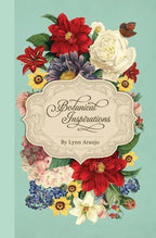 Book cover with floral design and 'Botanical Inspirations' text on a light blue background