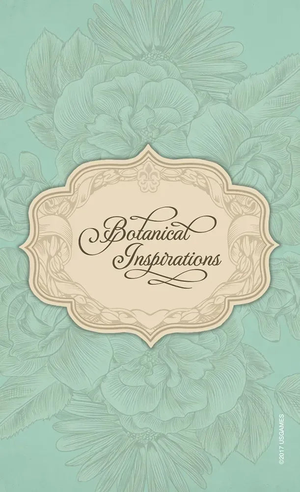 Book cover with 'Botanical Inspirations' text on a floral patterned background