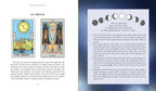Page from a book or magazine about the moon, featuring illustrations and text.