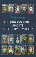 Book cover of 'The Jungian Tarot and Its Archetypal Imagery' by Robert Wang with tarot card illustrations.