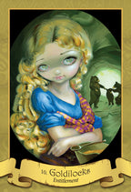 Illustration of Goldilocks with a fantasy background