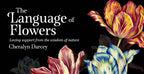Book cover of 'The Language of Flowers' with colorful flowers on a black background
