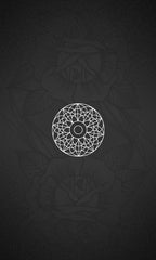 Geometric pattern on a dark textured background