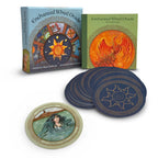Enchanted Wheel Oracle cards with packaging on a white background