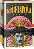 Box of Federico Salis Eufemiana Tarot with decorative design and text.