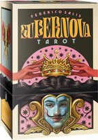 Box of Federico Salis Eufemiana Tarot with decorative design and text.