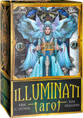 Box for 'Illuminati Tarot' with an angelic figure on the cover