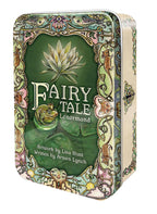 Fairy Tale Lenormand card set in a decorative tin with artwork by Lisa Hunt and written by Arwen Lynch.