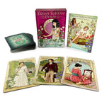 Flower Folklore Oracle cards with packaging on a white background
