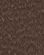 Brown background with wavy line pattern