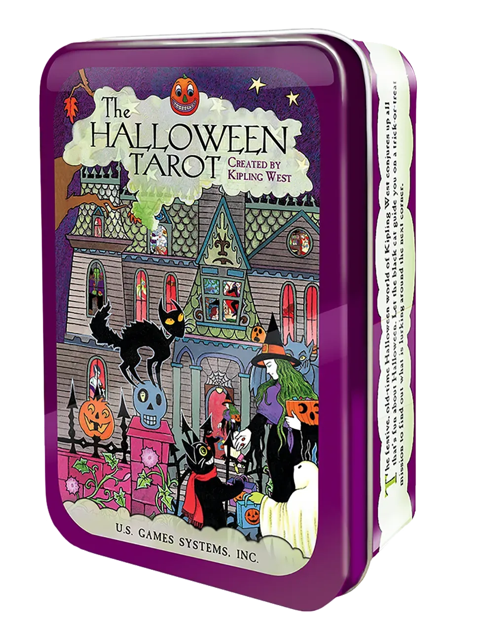 Halloween Tarot in a Tin