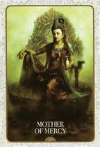 Card featuring a figure titled 'Mother of Mercy' with intricate design and text.