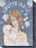 Box cover of 'Loputyn Oracle' with an illustration of a character and floral design.