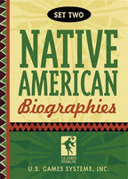 Book cover of 'Native American Biographies Set Two' by U.S. Games Systems, Inc.
