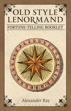 Cover of 'Old Style Lenormand Fortune-Telling Booklet' by Alexander Ray with a star design.